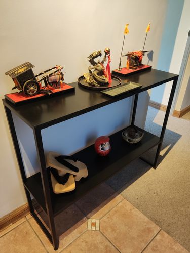 Customer photo review of Arrimo Dos Niveles | Línea Metal Black
