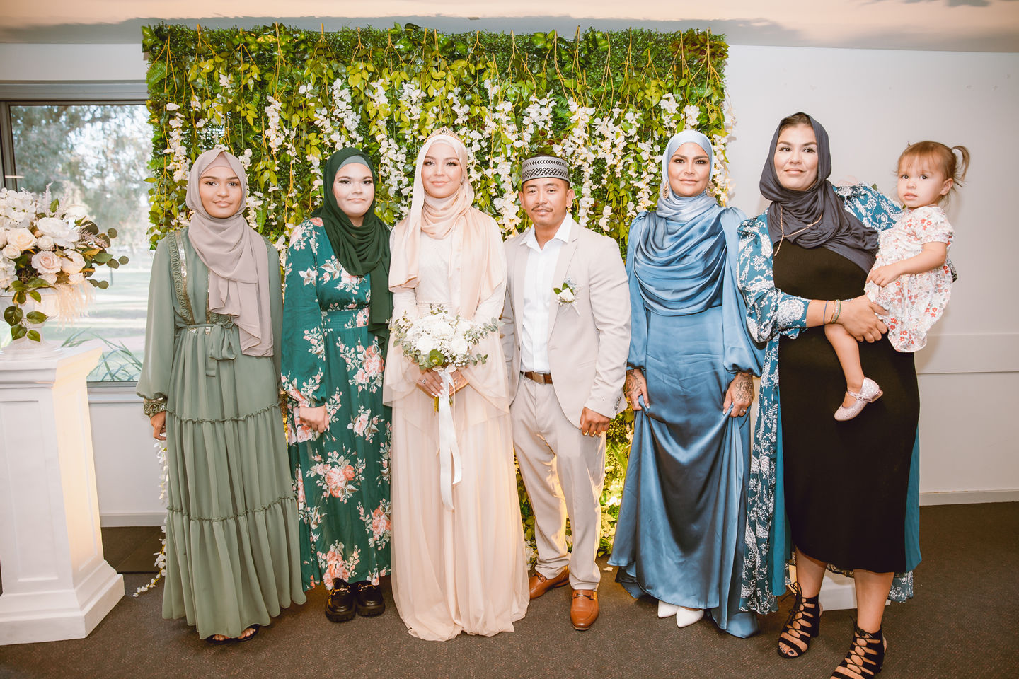 Customer photo review of Premium Jersey Hijab - Navy