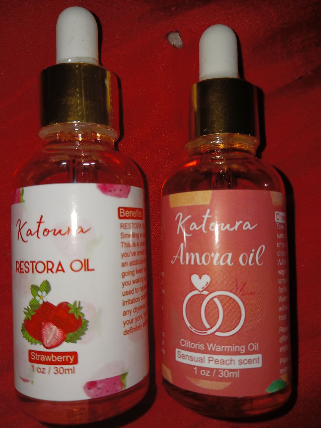 Customer photo review of Restora Oil  Strawberry