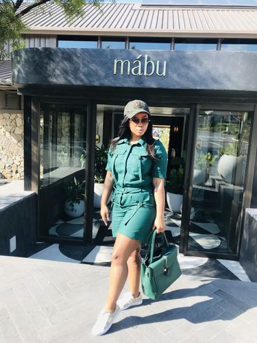 Customer photo review of Emerald Green Playsuit