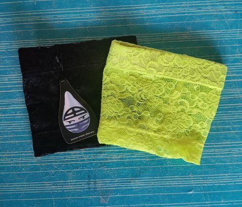 Customer photo review of Lace Armbands to Protect CGM and Insulin Pump - Dia-Band SPACY LACY