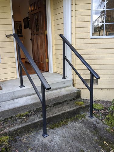 Customer photo review of Stairs Handrail Kit