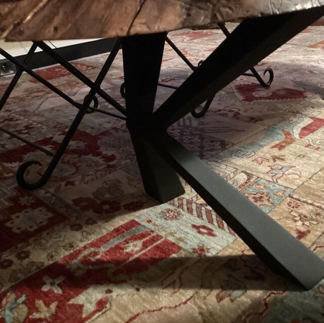Customer photo review of Metal Bench Legs - 125 Kheops - 16H inch - Set of 2 pcs - Flowyline