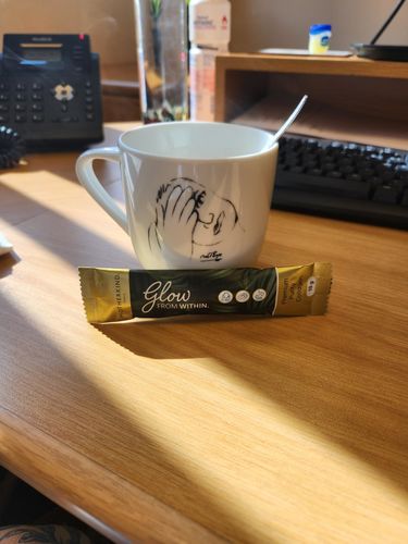 Customer photo review of Glow From Within Collagen Single Servings