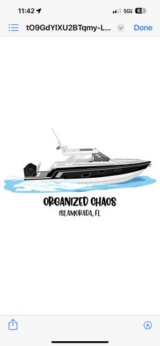 Customer photo review of Custom Digital Boat Artwork