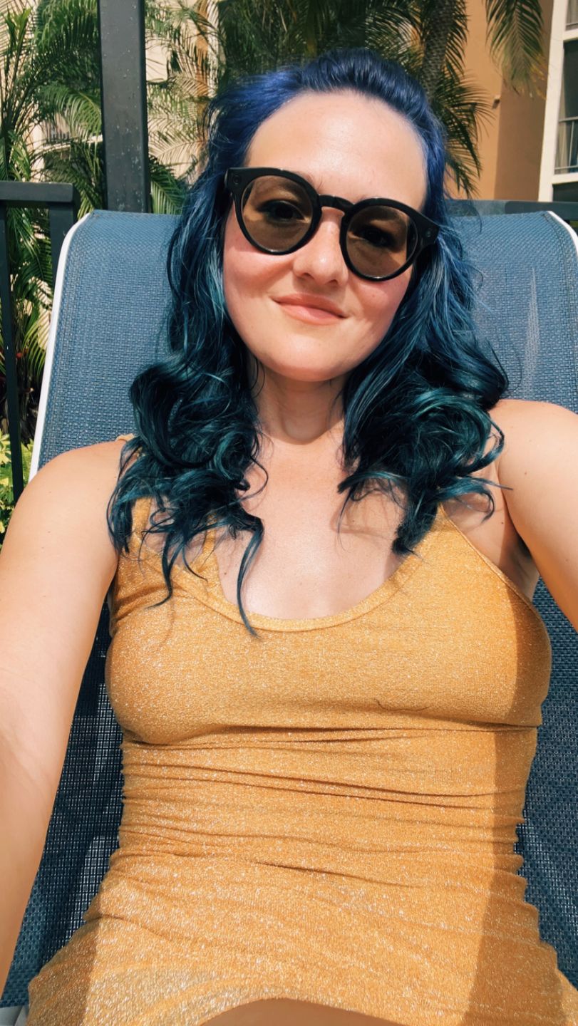 Customer photo review of Curling Headband - Guava