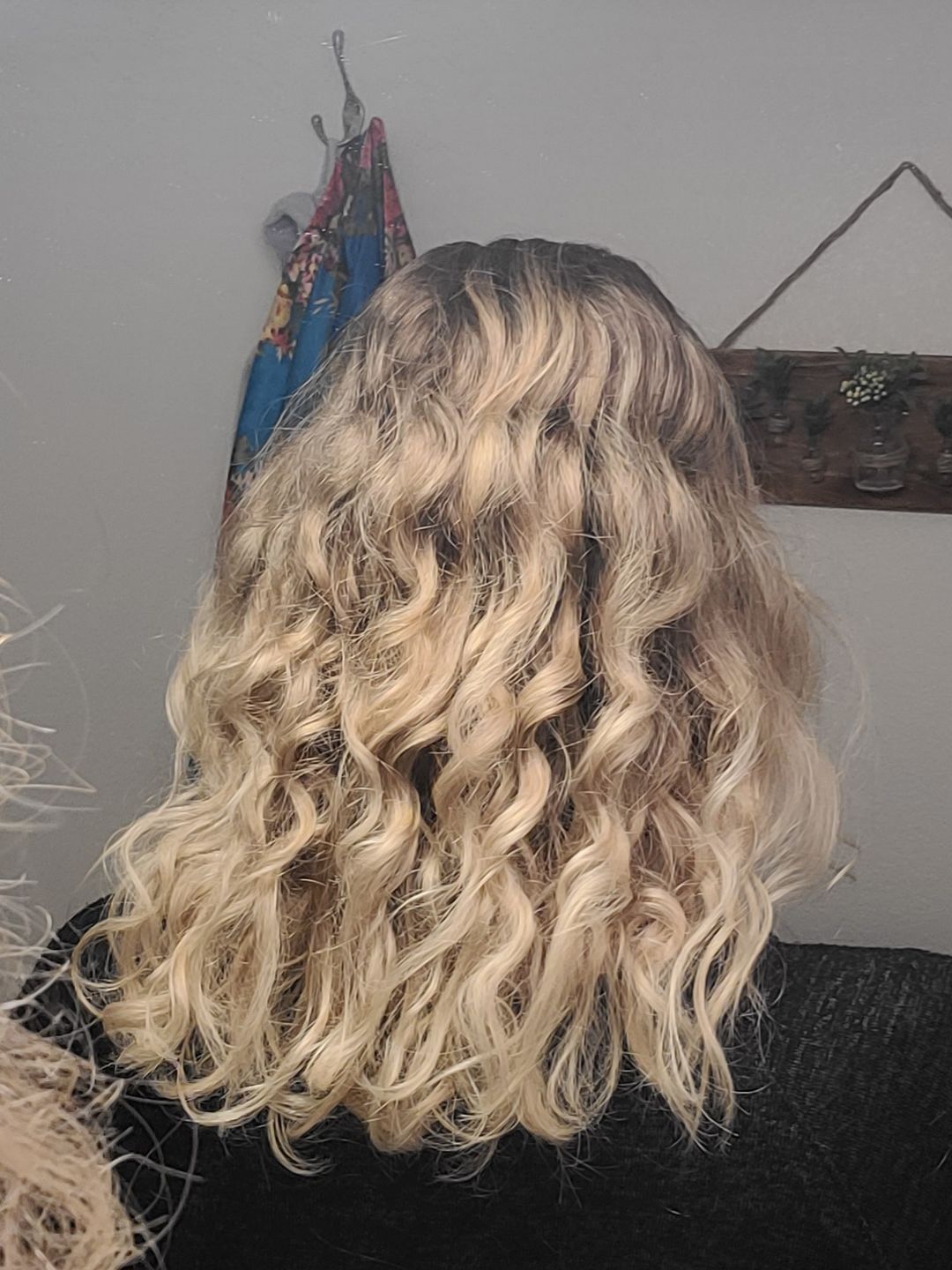 Customer photo review of STRENGTHEN Protein + Moisture Balancing Deep Conditioner