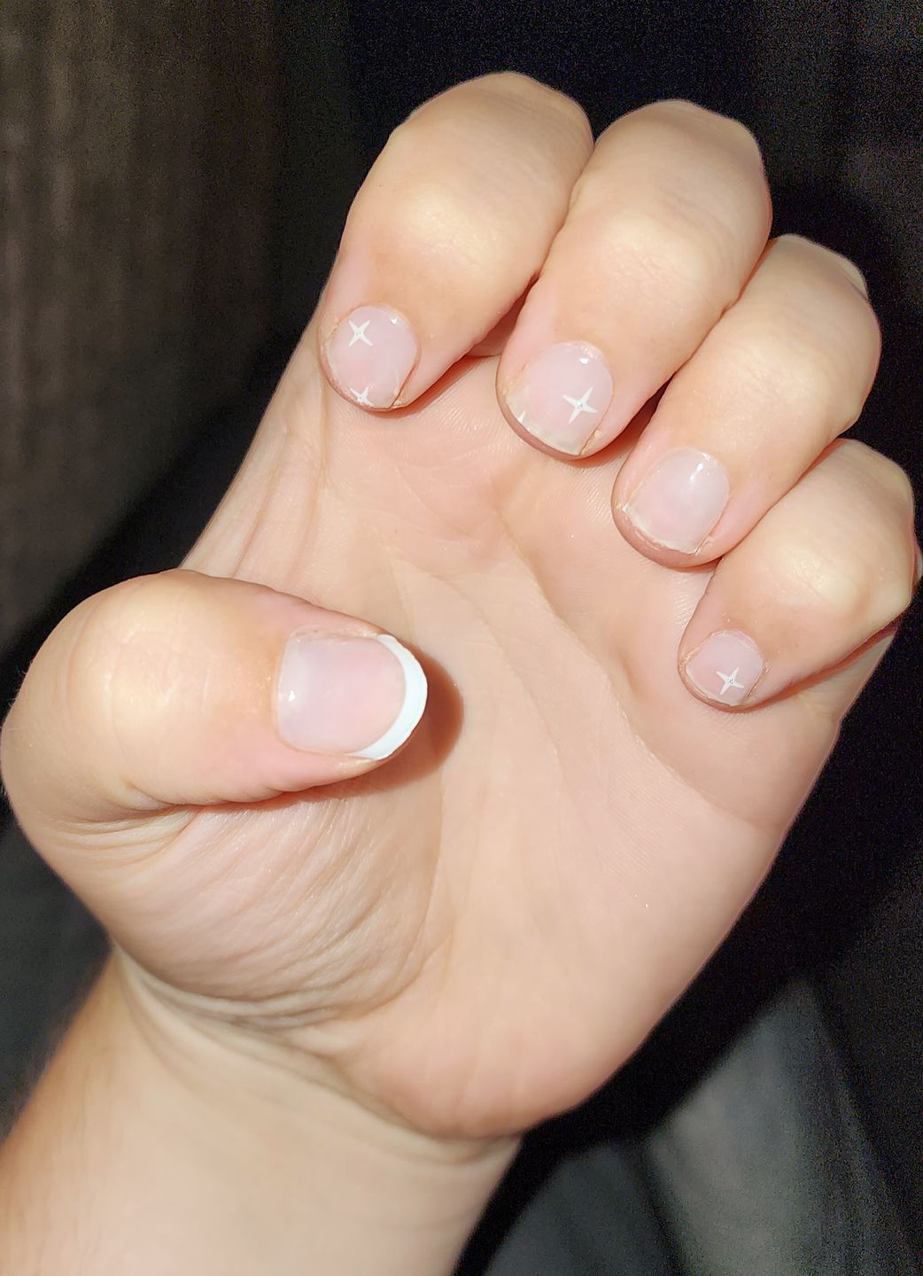Customer photo review of Gel Nail Sticker Starter Kit (FREE UV Lamp With 2 Or More Gel Nail Stickers)