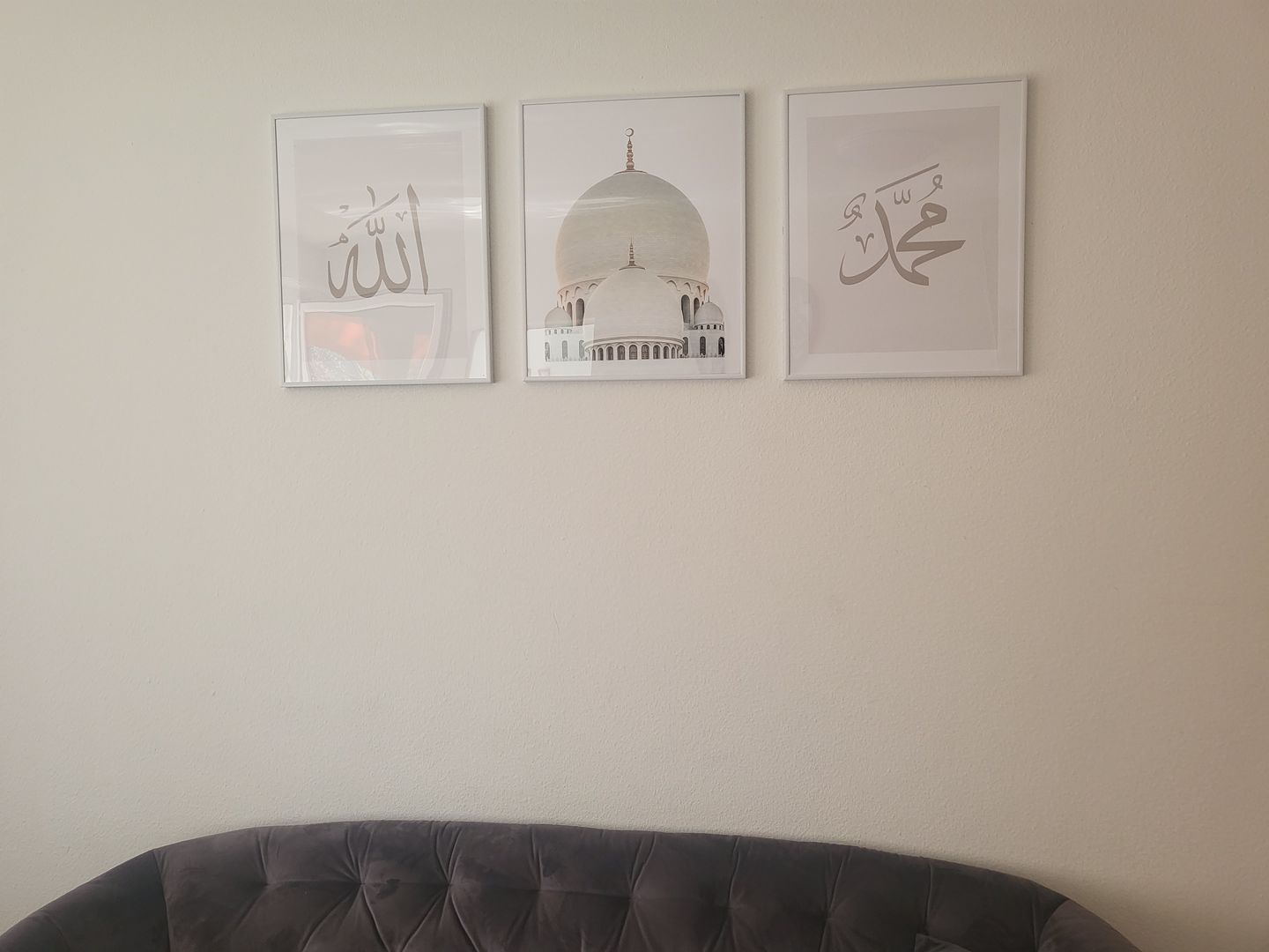 Customer photo review of Allah swt. & Muhammed sav. - Sheikh Zayed Mosque - Set