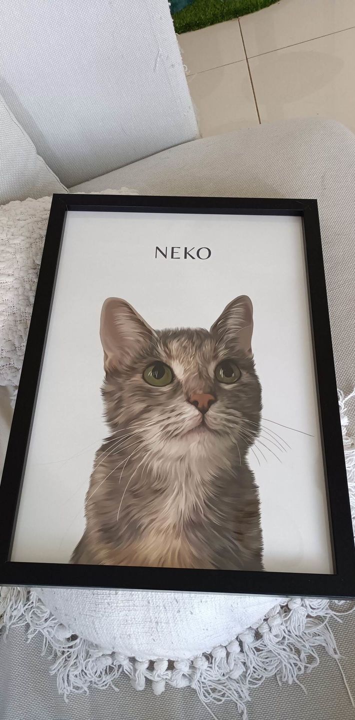 Customer photo review of One-Pet Portrait