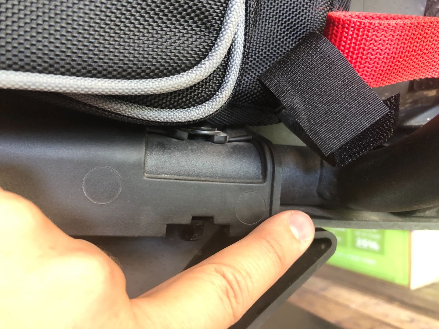 Customer photo review of Door Storage Bags with Removable Knee Pad Fit for Can Am Maverick X3/MAX