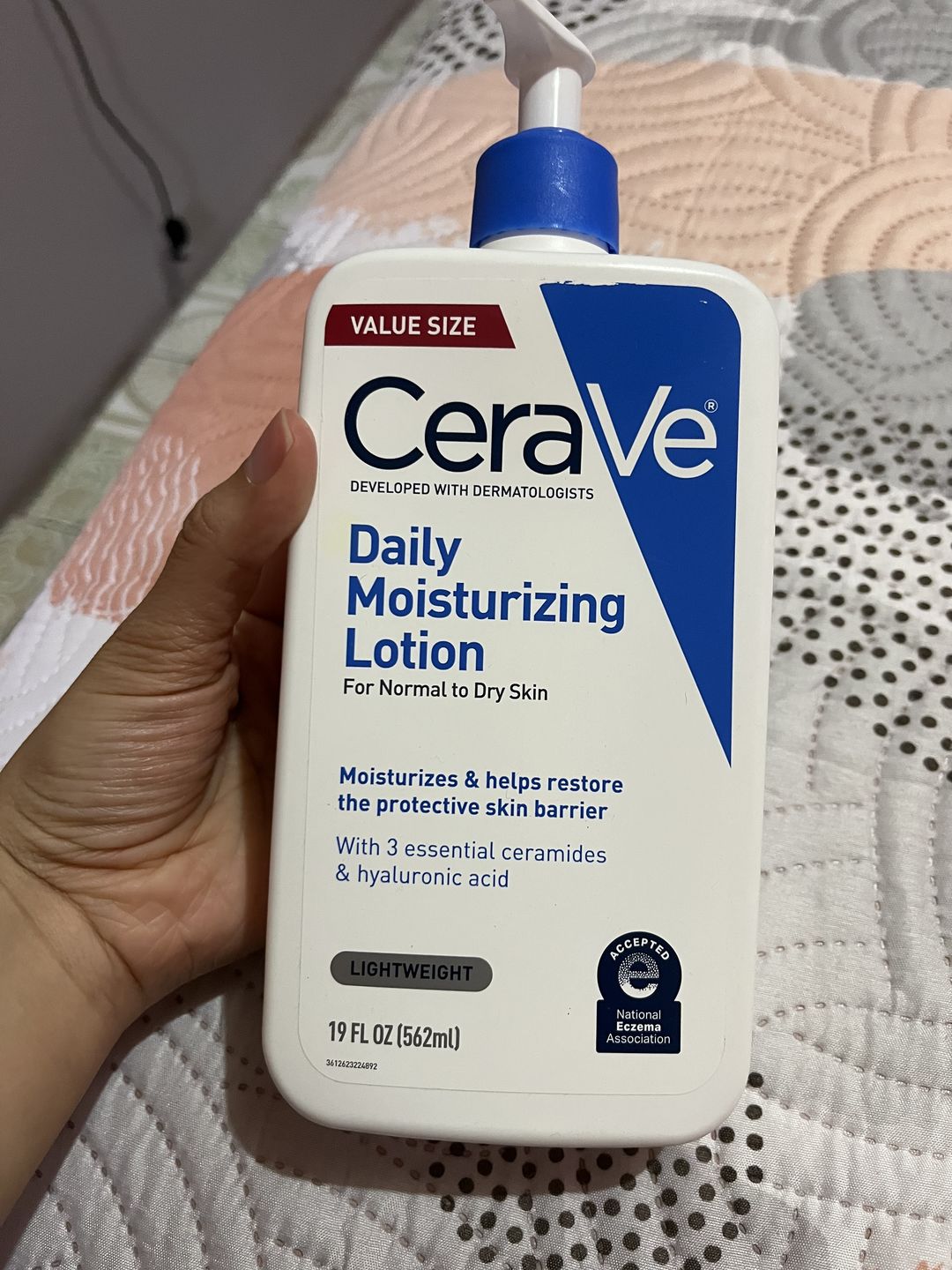 Customer photo review of Daily Moisturizing Lotion