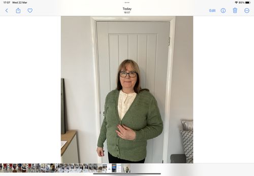 Customer photo review of Ladies Mystery Knitting Box