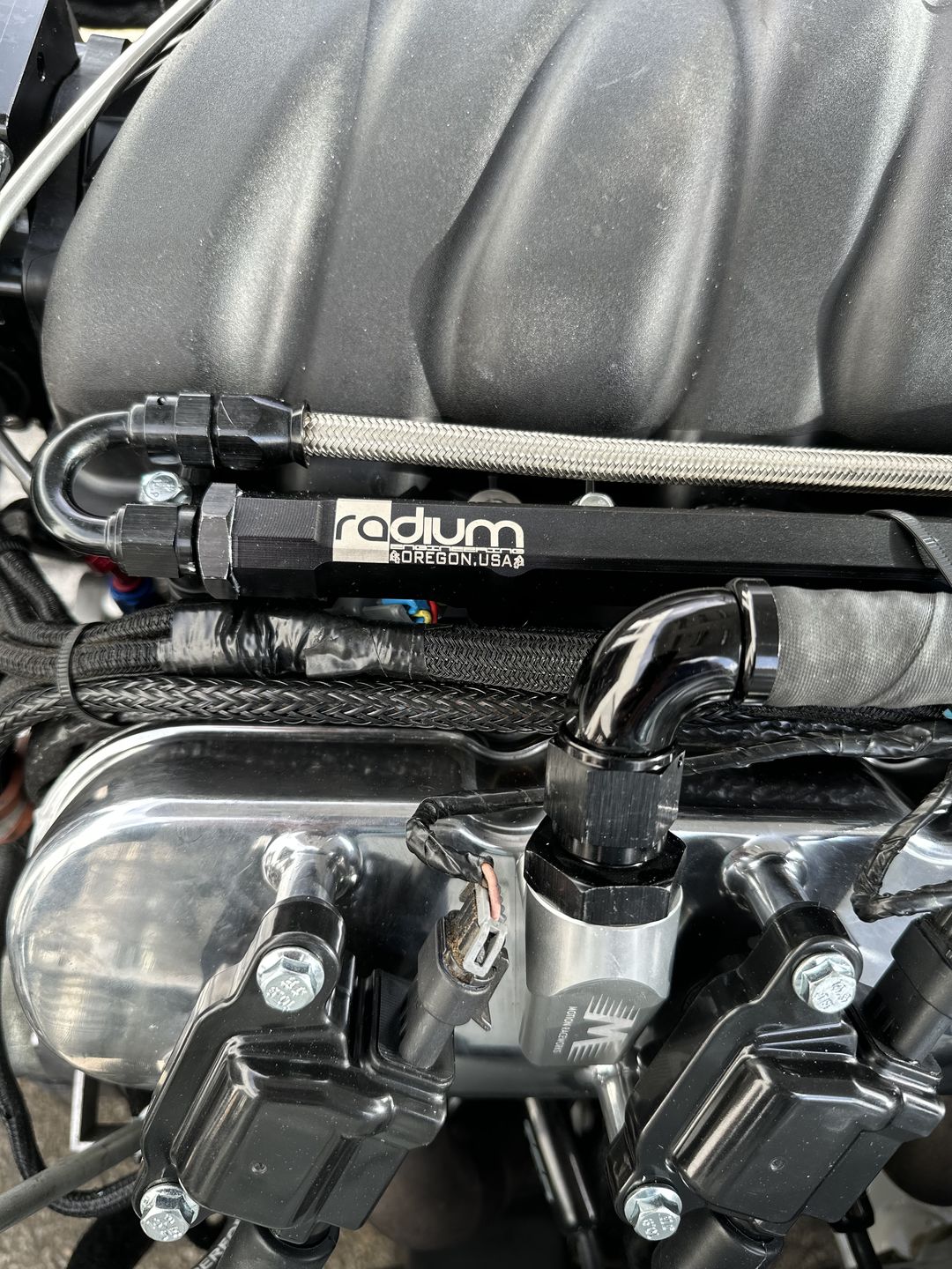Customer photo review of Motion Raceworks Billet Valve Cover Breathers Clear Anodized (Pair) 32-120 PAIR
