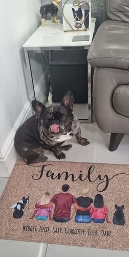 Customer photo review of Family - Personalised doormat