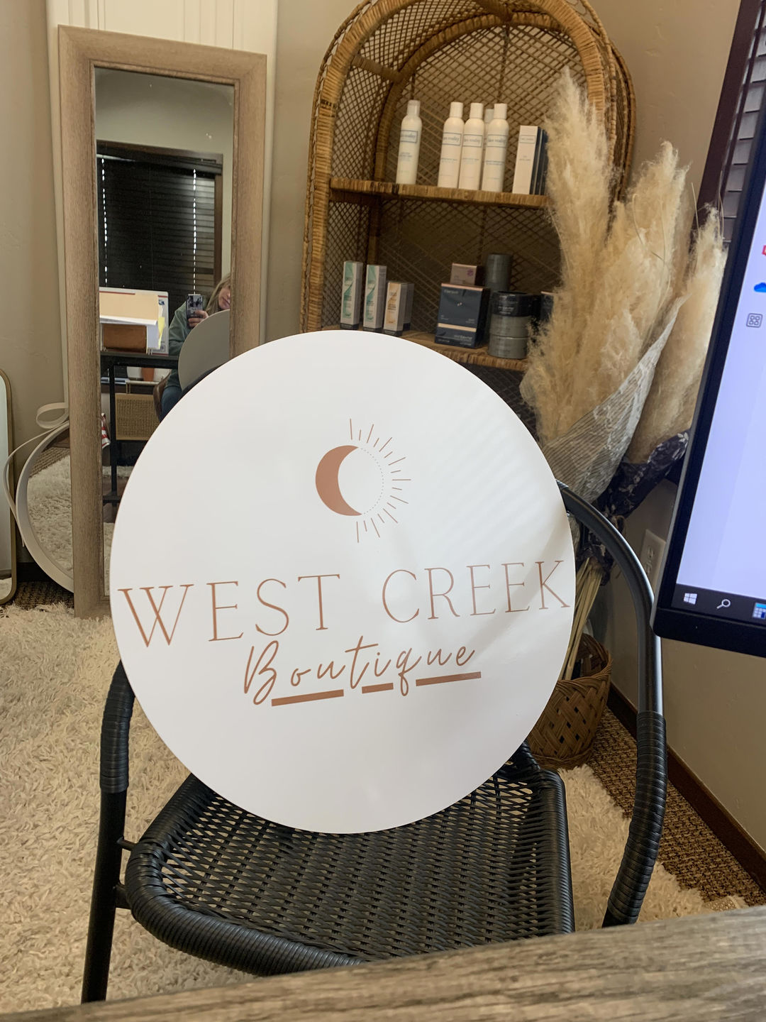Customer photo review of Business Logo Sign