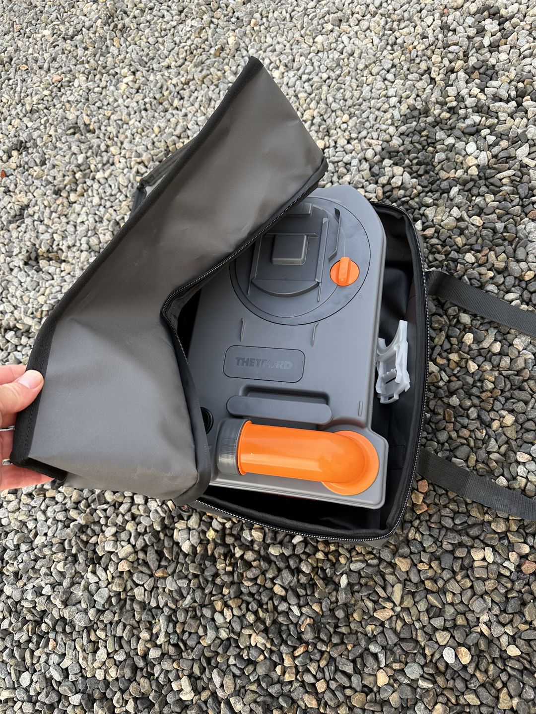 Customer photo review of Thetford C263 CS Toilet Cassette Bag