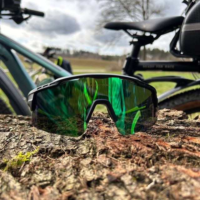 Customer photo review of Kapvoe X75 Half Frame HD High Contrast Sports Sunglasses
