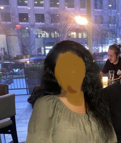 Customer photo review of Raw Indian Curly Hair