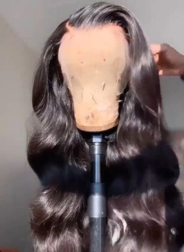 Customer photo review of HD Lace 13x4 Lace Front Wig Invisible Swiss Lace Body Wave/ Straight Free Part Human Hair Wigs