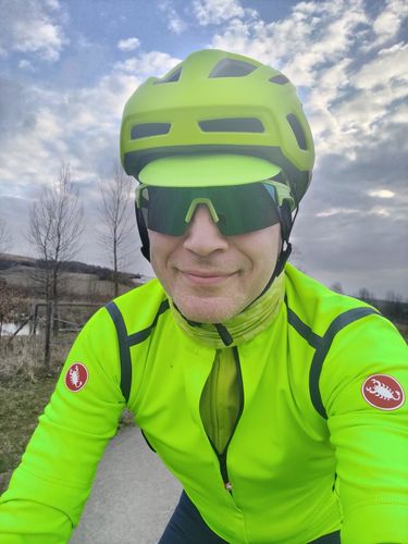 Customer photo review of Kapvoe X75 Half Frame HD High Contrast Sports Sunglasses