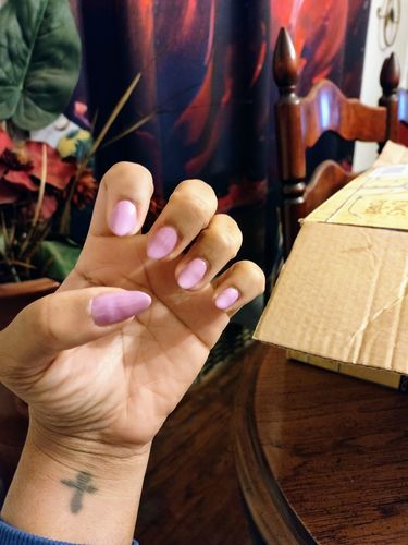 Customer photo review of Rocket Nail Fuel Nail Repair - Clear