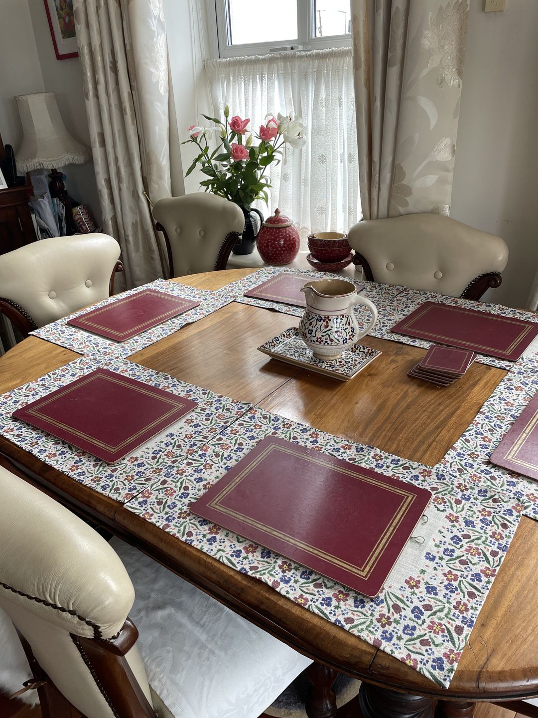 Customer photo review of Placemat Wild Flower Meadow Linen
