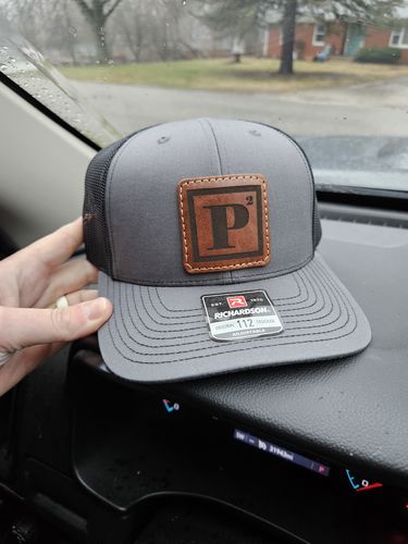 Customer photo review of Richardson 112 Custom Leather Patch Hat