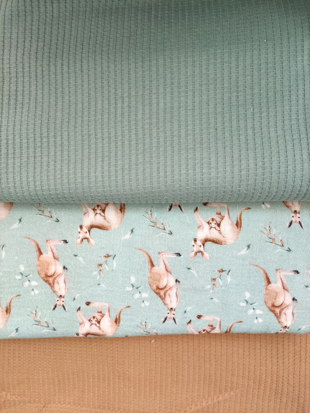 Customer photo review of Waffle Knit Jersey Fabric