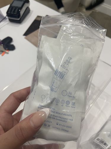 Customer photo review of 16 Pin Replacement Cartridges for M8 PowerDerm 10X