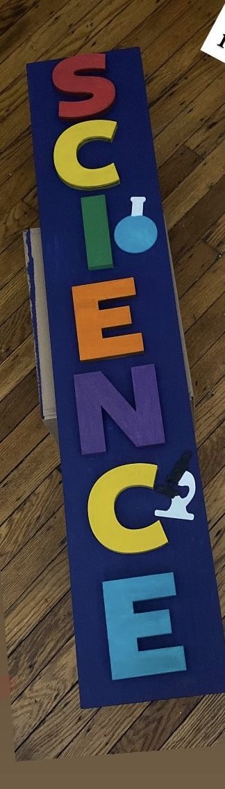Customer photo review of Unfinished Wood Block Letter S - Craft - up to 24" DIY