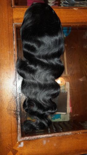 Customer photo review of HD Lace 13x4 Lace Front Wig Invisible Swiss Lace Body Wave/ Straight Free Part Human Hair Wigs