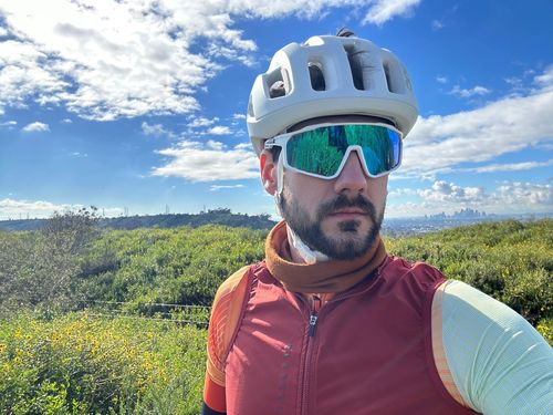 Customer photo review of Kapvoe X76 Sports Sunglasses for Cycling Running Climbing