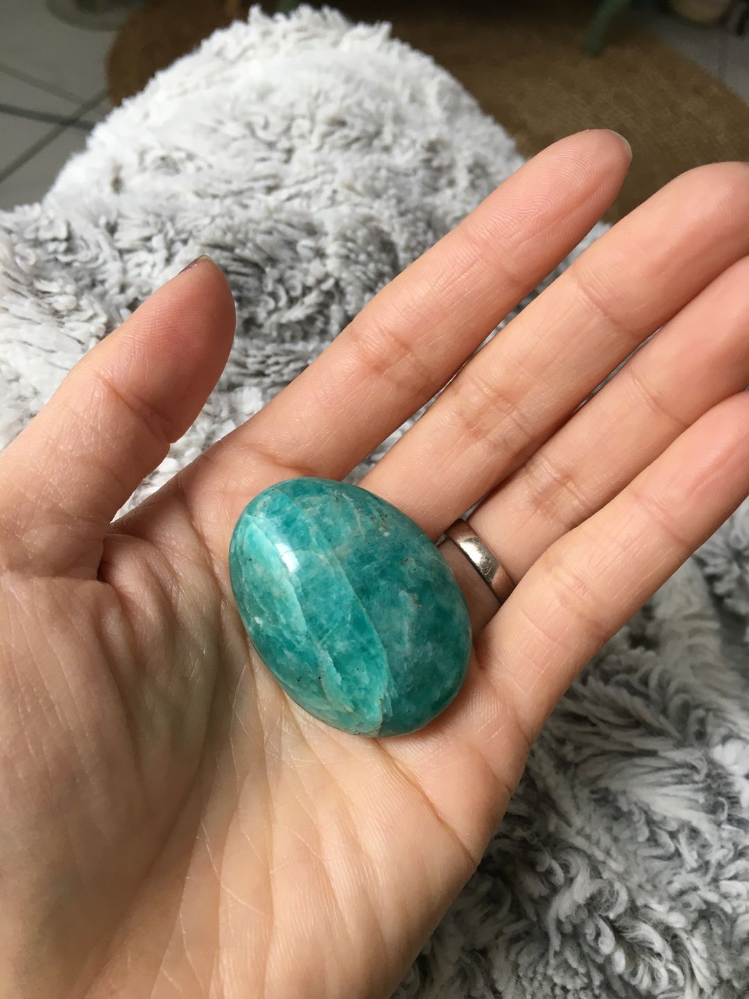 Customer photo review of Pierre Amazonite
