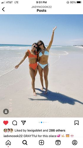 Customer photo review of Venice Multi Style String One Size Bikini TOP ONLY with clasp