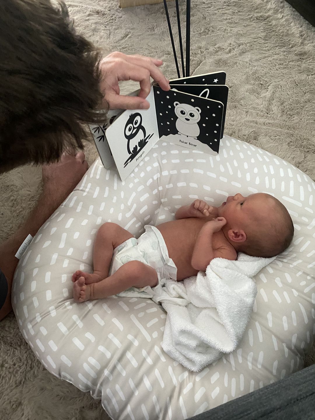 Customer photo review of Cushii Lounger Wanderlust - Oatmilk