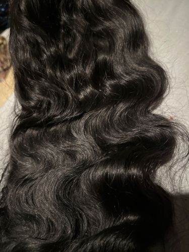 Customer photo review of HD Lace 13x4 Lace Front Wig Invisible Swiss Lace Body Wave/ Straight Free Part Human Hair Wigs