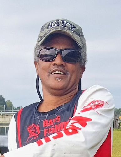 Customer photo review of Largemouth Bass Fishing Fish On UV protection quick dry customize name long sleeves UPF 30+ NPQ1