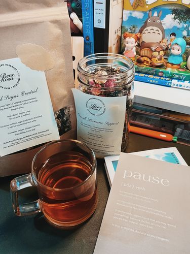 Customer photo review of Overall Hormone Support Tea Blend for Women