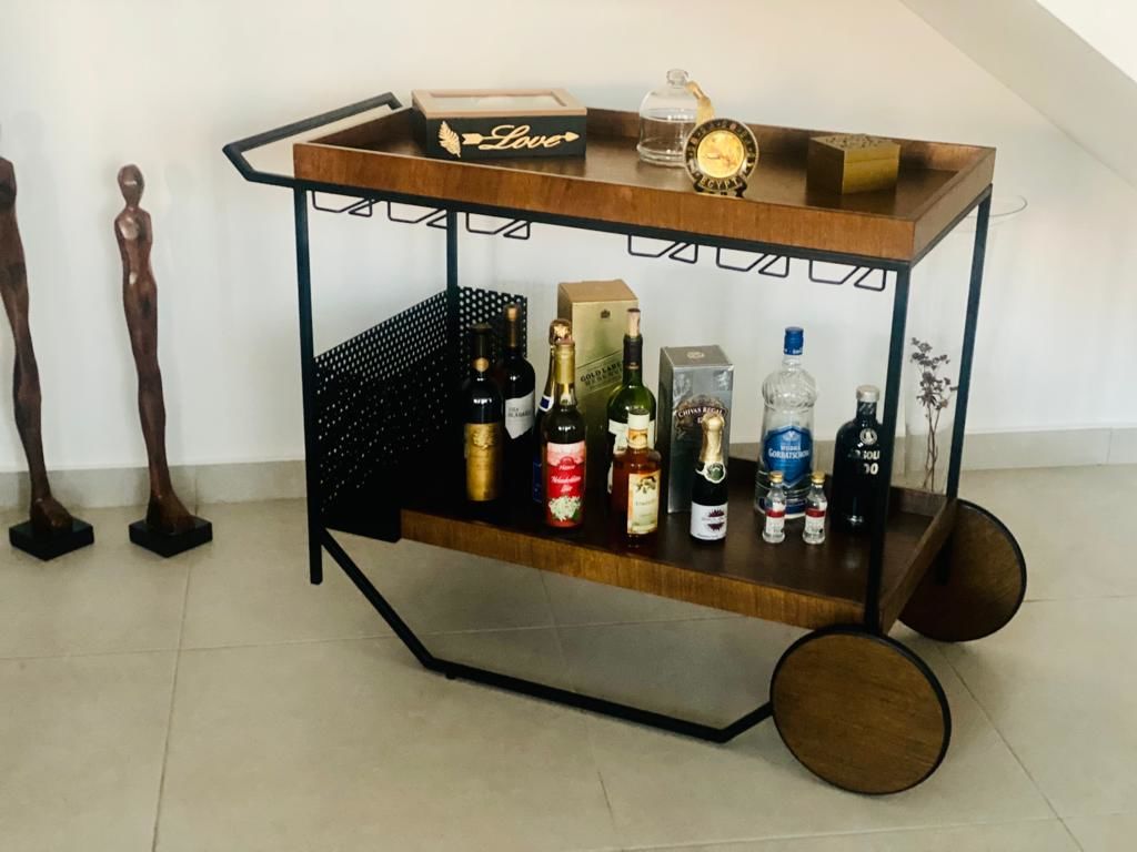 Customer photo review of Revolt Serving Cart / Trolley