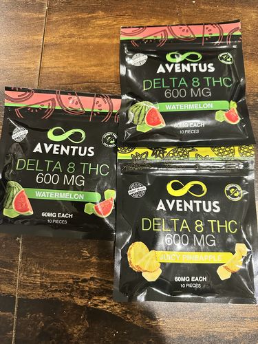 Customer photo review of DELTA 8 THC INFUSED GUMMIES WATERMELON