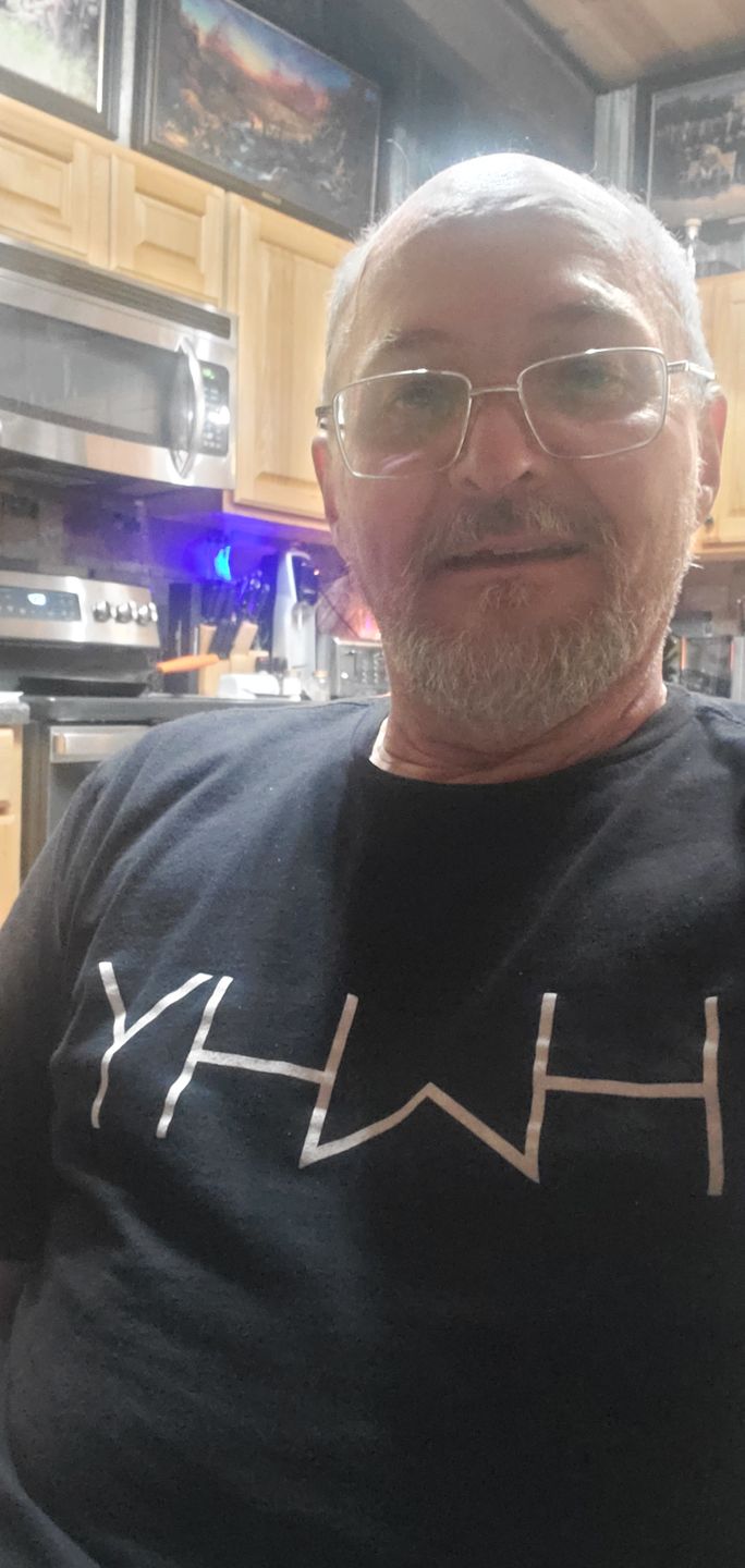 Customer photo review of YHWH  Swoop Tee (Black)