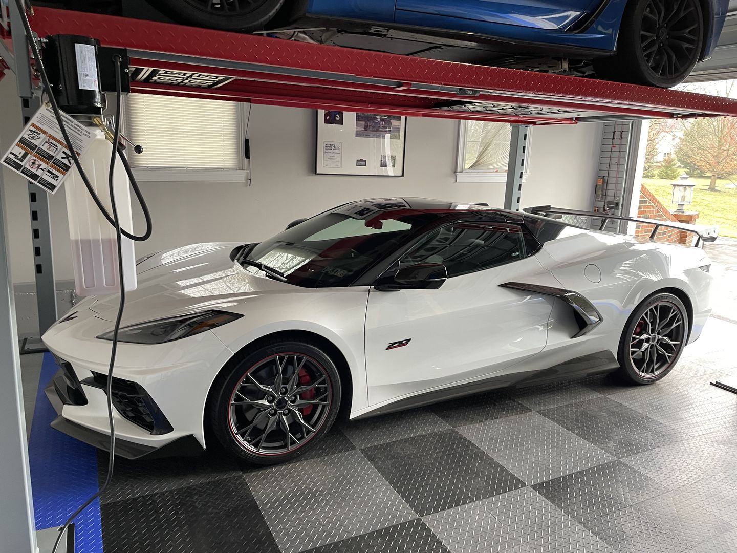 Customer photo review of Chevrolet Corvette C8 Rear Trunk Spoiler High Wing