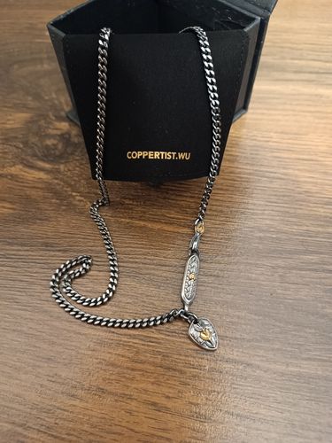 Customer photo review of Dragon Scale Necklace