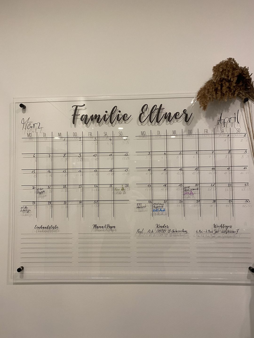 Customer photo review of 2 Monatskalender