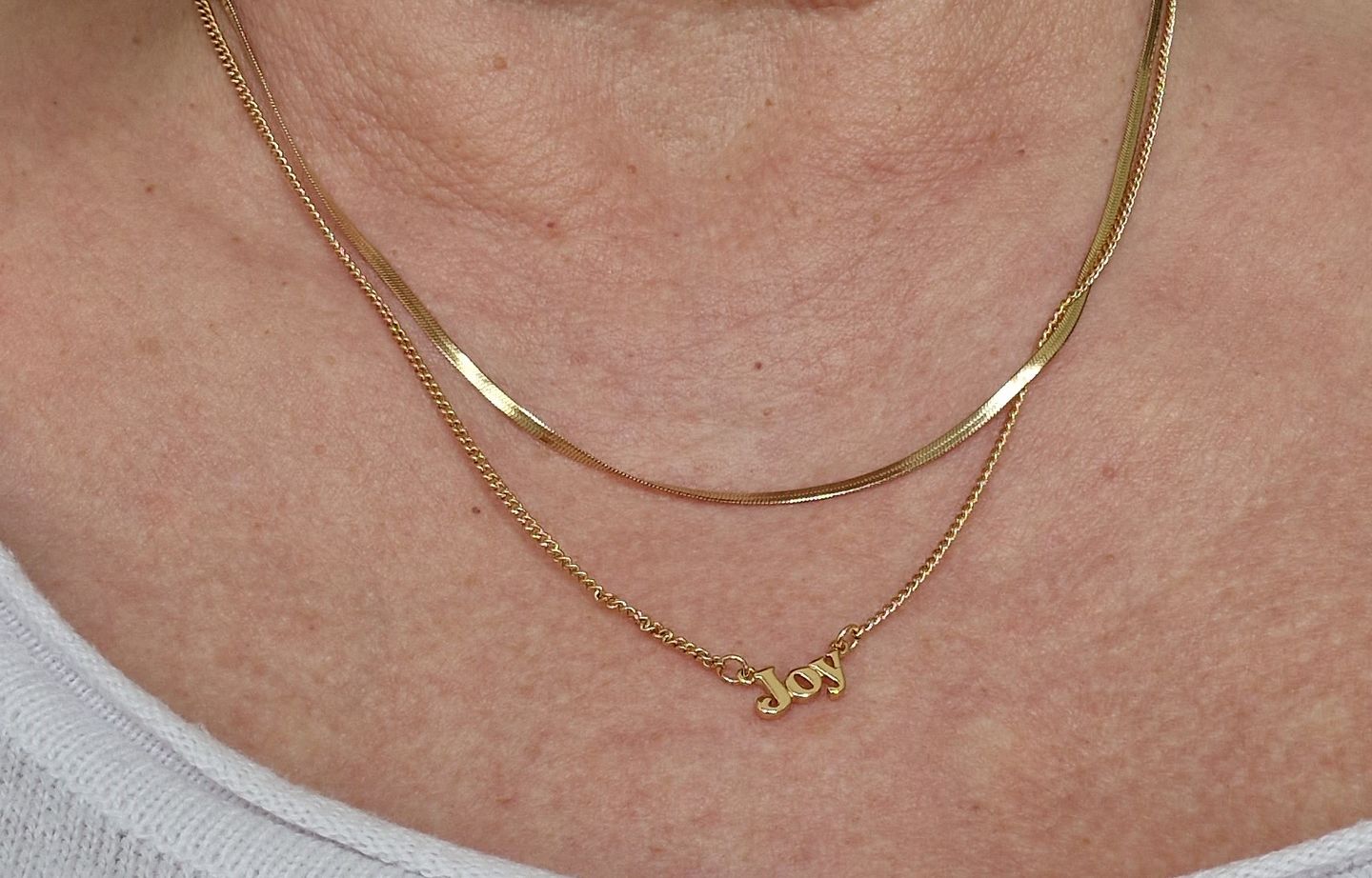 Customer photo review of Fine Essentials Necklace