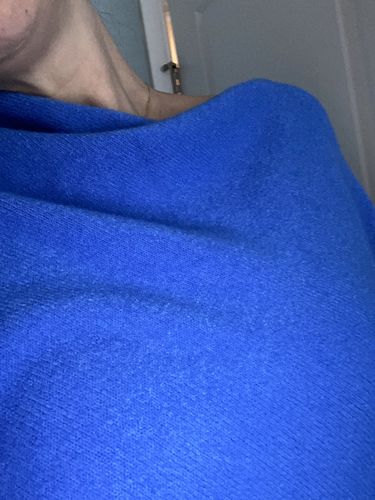 Customer photo review of LIMITED RESTOCK | Asymmetric Draped | Royal Blue