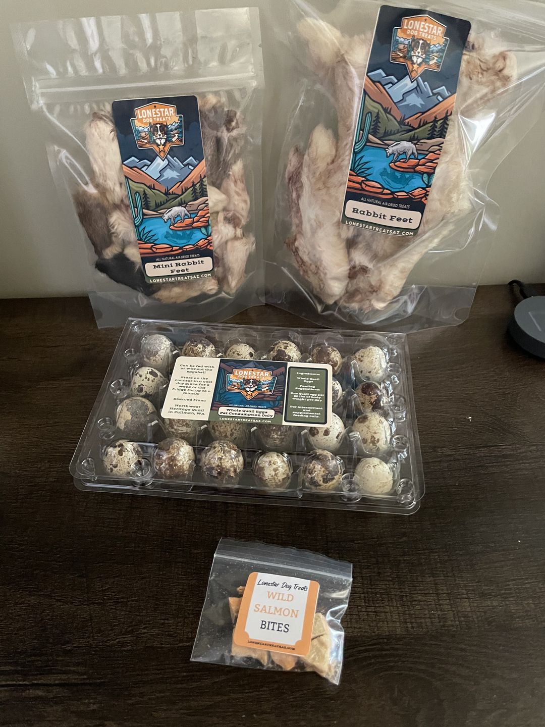 Customer photo review of Mini Rabbit Feet