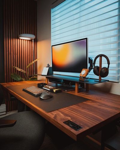 Customer photo review of SmartWings Motorized Shangri-La Sheer Shades 85% Blackout