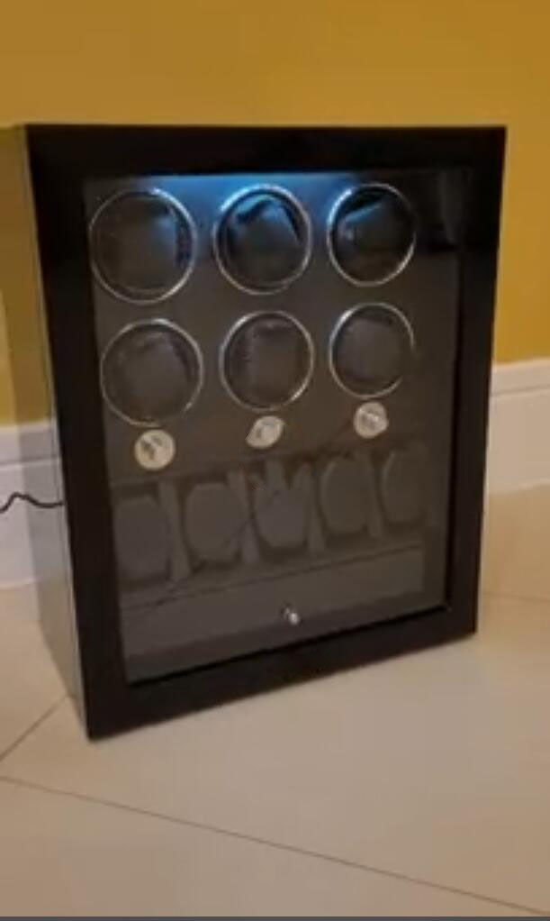 Customer photo review of Compact Design Watch Winder with Storage Organizer Case Quiet Mabuchi Motor